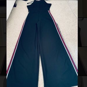 Black Varsity Jumpsuit